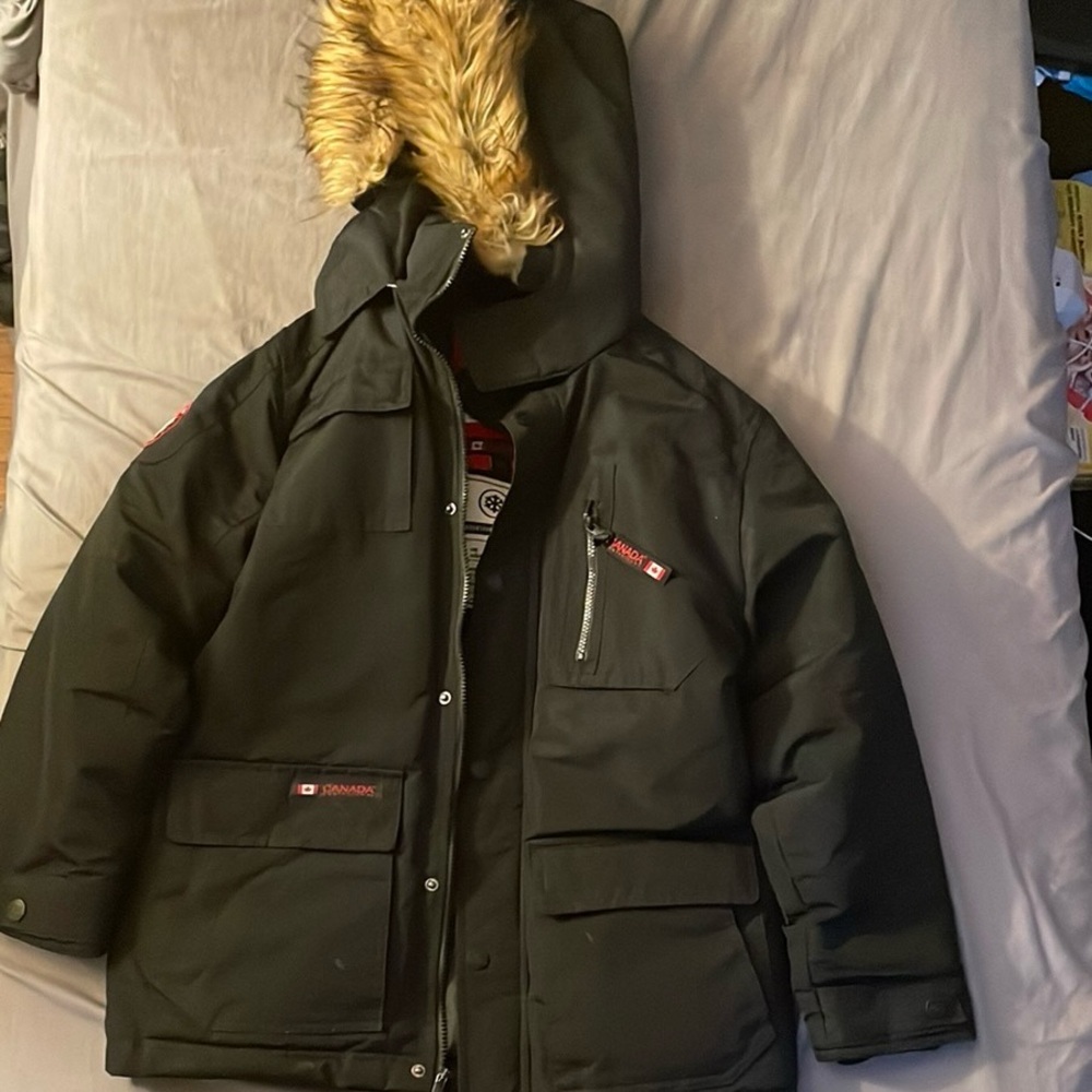 Kids Black Winter Jacket